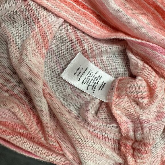 TALBOTS PLUS XL WOMENS PINK STRIPE LIGHTWEIGHT BLOUSE SHIRT - Picture 4 of 8